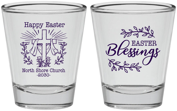 Personalized Easter Shot Glasses - Blessings Church | 210020