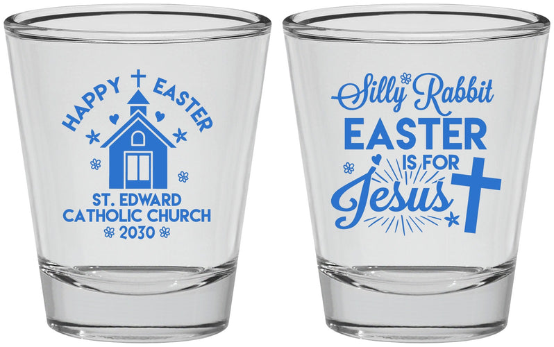 Personalized Easter Shot Glasses - Silly Rabbit | 210025