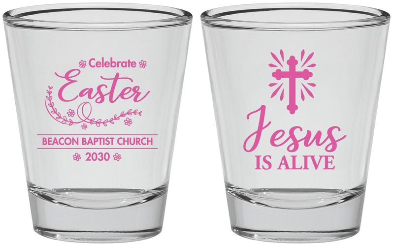 Personalized Easter Shot Glasses - Jesus Is Alive | 210027