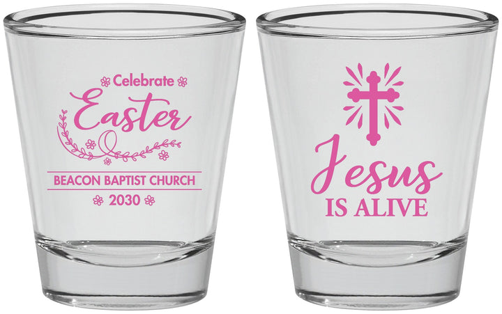 Personalized Easter Shot Glasses - Jesus Is Alive | 210027
