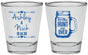 Personalized Wedding Shot Glasses - The Hunt Is Over Mason Jar | 211