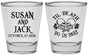 Personalized Wedding Shot Glasses - Til Death Do Us Part | 213
