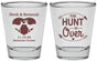 Personalized Wedding Shot Glasses - The Hunt Is Over Deer | 220