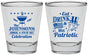 Personalized 4th Of July Shot Glasses - Eat Drink Patriotic | 220003