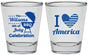 Personalized 4th Of July Shot Glasses - Barbecue Bbq | 220007