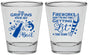 Personalized 4th Of July Shot Glasses - Beach Red White Blue | 220019