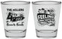 Personalized 4th Of July Shot Glasses - Feeling Beachy | 220024