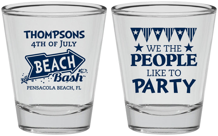 Personalized 4th Of July Shot Glasses - We The People | 220025