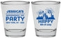 Personalized 4th Of July Shot Glasses - New York | 220039