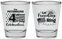 Personalized 4th Of July Shot Glasses - Fireworks | 220048