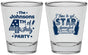 Personalized 4th Of July Shot Glasses - Star Spangled Hammered | 220049