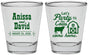 Personalized Wedding Shot Glasses - Party Til The Cows Come Home | 222