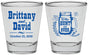 Personalized Wedding Shot Glasses - The Hunt Is Over Mason Jar | 223
