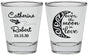 Personalized Wedding Shot Glasses - Over The Moon In Love | 224