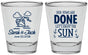 Personalized Wedding Shot Glasses - Vows Are Done Cruise | 229