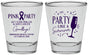 Personalized Awareness Shot Glasses - Pink Party | 230000