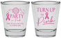 Personalized Awareness Shot Glasses - Party In Pink | 230002