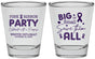 Personalized Awareness Shot Glasses - Pink Ribbon | 230004