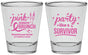 Personalized Awareness Shot Glasses - Party Like A Survivor | 230005