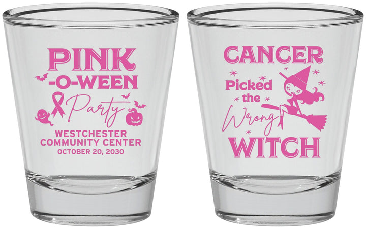 Personalized Awareness Shot Glasses - Wrong Witch | 230010