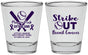 Personalized Awareness Shot Glasses - Baseball Strick Out | 230016