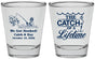 Personalized Wedding Shot Glasses - Catch Of A Lifetime | 234