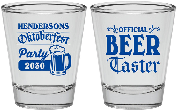 Personalized Oktoberfest Shot Glasses - Beer Taster | 240000