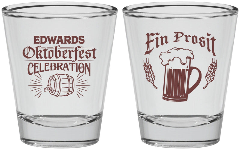 Personalized Oktoberfest Shot Glasses - Ein Prosit | 240002