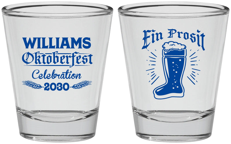 Personalized Oktoberfest Shot Glasses - Ein Prosit | 240003