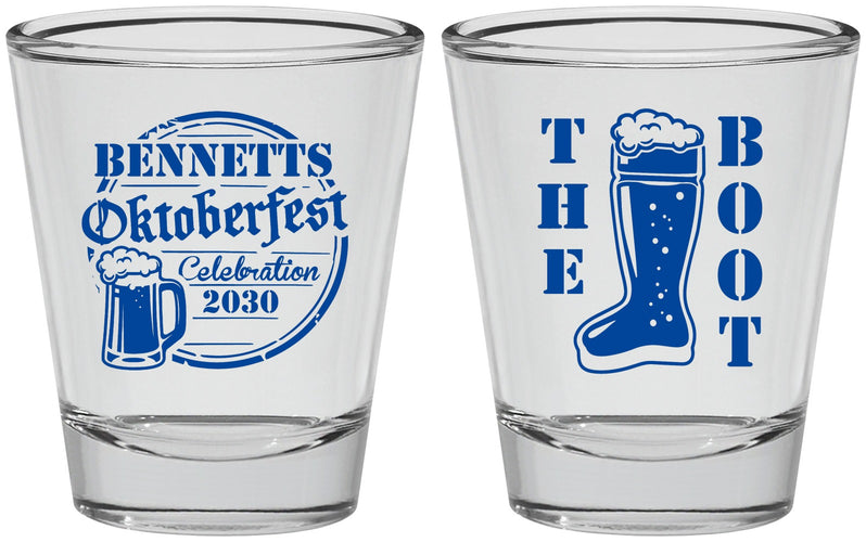 Personalized Oktoberfest Shot Glasses - Boot | 240004
