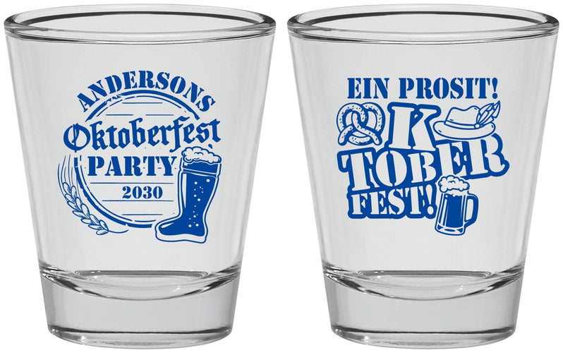 Personalized Oktoberfest Shot Glasses - Ein Prosit | 240005
