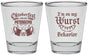 Personalized Oktoberfest Shot Glasses - Wurst Behavior | 240010