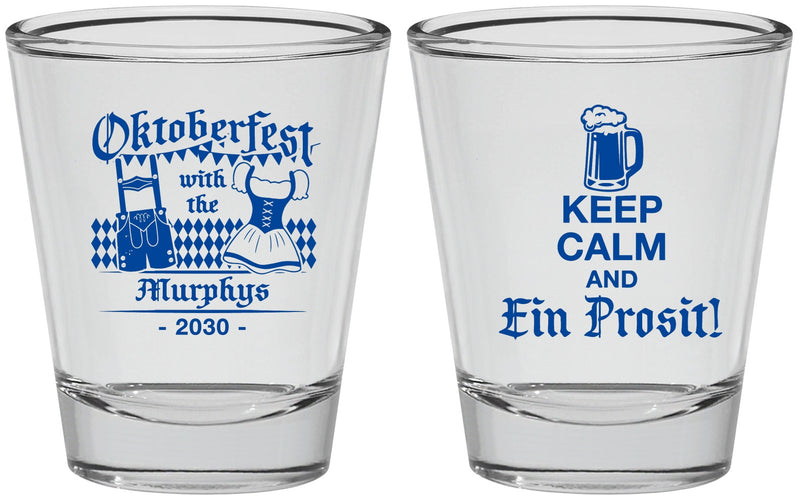 Personalized Oktoberfest Shot Glasses - Ein Prosit | 240019