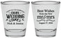 Personalized Wedding Shot Glasses - Best Wishes Mr And Mrs | 242