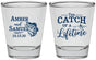 Personalized Wedding Shot Glasses - Catch Of A Lifetime Fish | 246