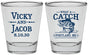 Personalized Wedding Shot Glasses - What A Catch Fish | 247