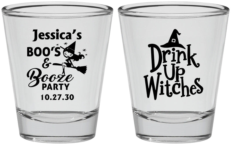 Personalized Halloween Shot Glasses - Drink Up Witches | 250001