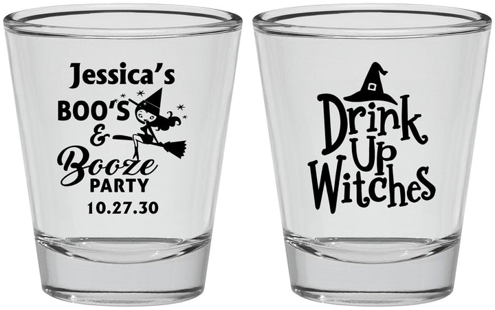 Personalized Halloween Shot Glasses - Drink Up Witches | 250001