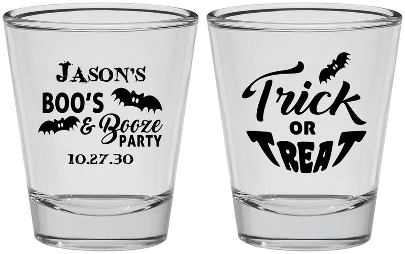 Personalized Halloween Shot Glasses - Trick Or Treat | 250002
