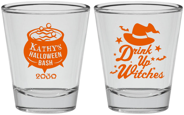Personalized Halloween Shot Glasses - Drink Up Witches | 250004