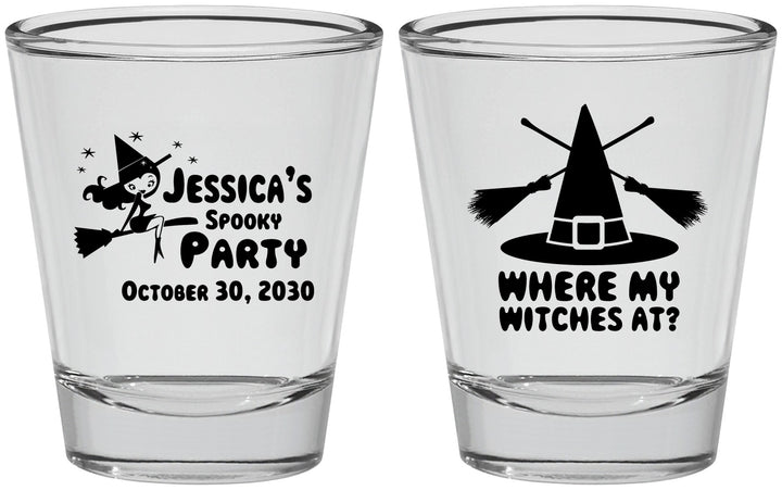 Personalized Halloween Shot Glasses - Witches | 250005