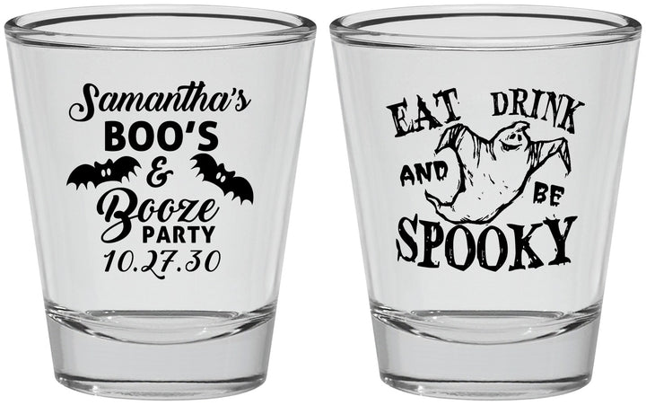 Personalized Halloween Shot Glasses - Ghost Spooky Boo | 250007
