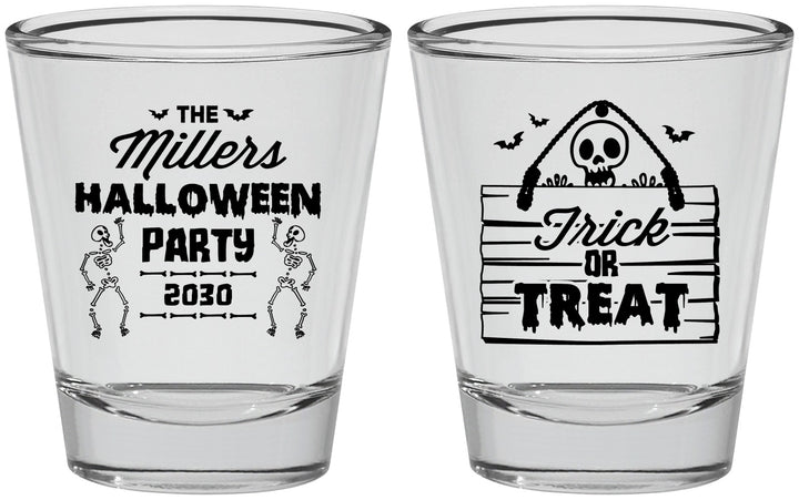 Personalized Halloween Shot Glasses - Trick Or Treat | 250010