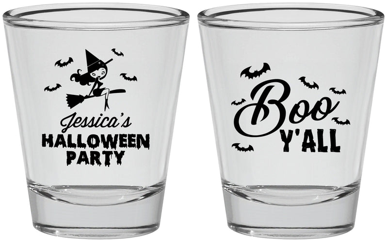 Personalized Halloween Shot Glasses - Witch Boo | 250015