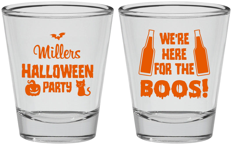 Personalized Halloween Shot Glasses - Boo | 250016