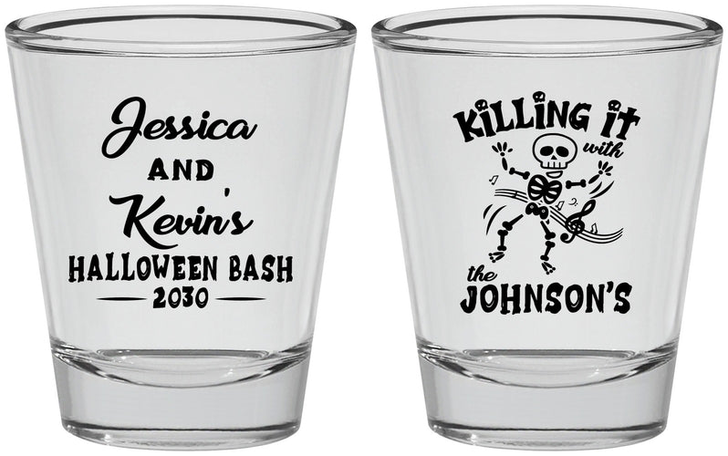 Personalized Halloween Shot Glasses - Skeleton | 250017