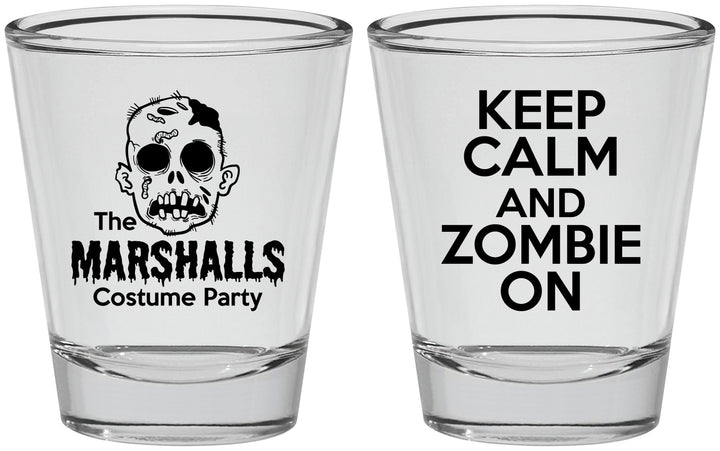 Personalized Halloween Shot Glasses - Zombie | 250018