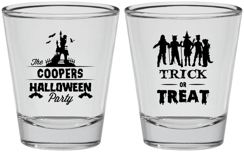 Personalized Halloween Shot Glasses - Trick Or Treat | 250019