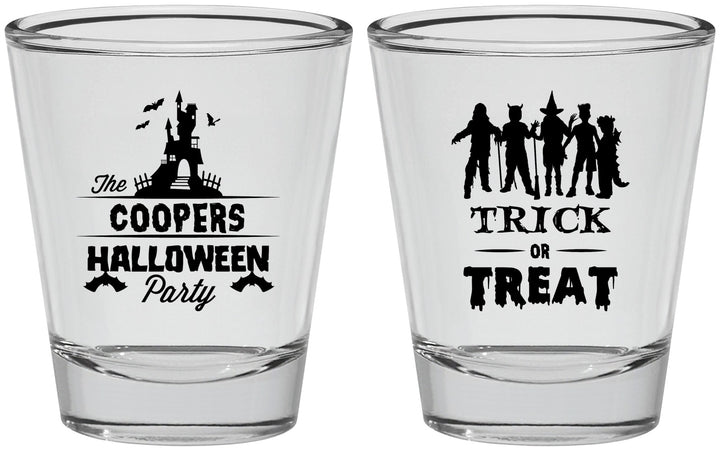 Personalized Halloween Shot Glasses - Trick Or Treat | 250019