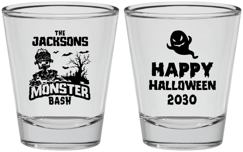 Personalized Halloween Shot Glasses - Ghost Monster | 250022